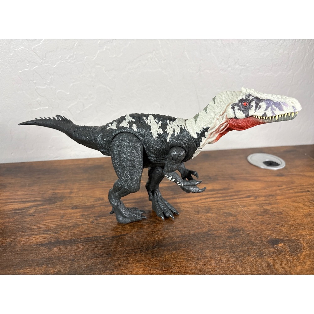 Mattel Jurassic World Camp Cretaceous Scorpios Rex Action Figure Black White 15"